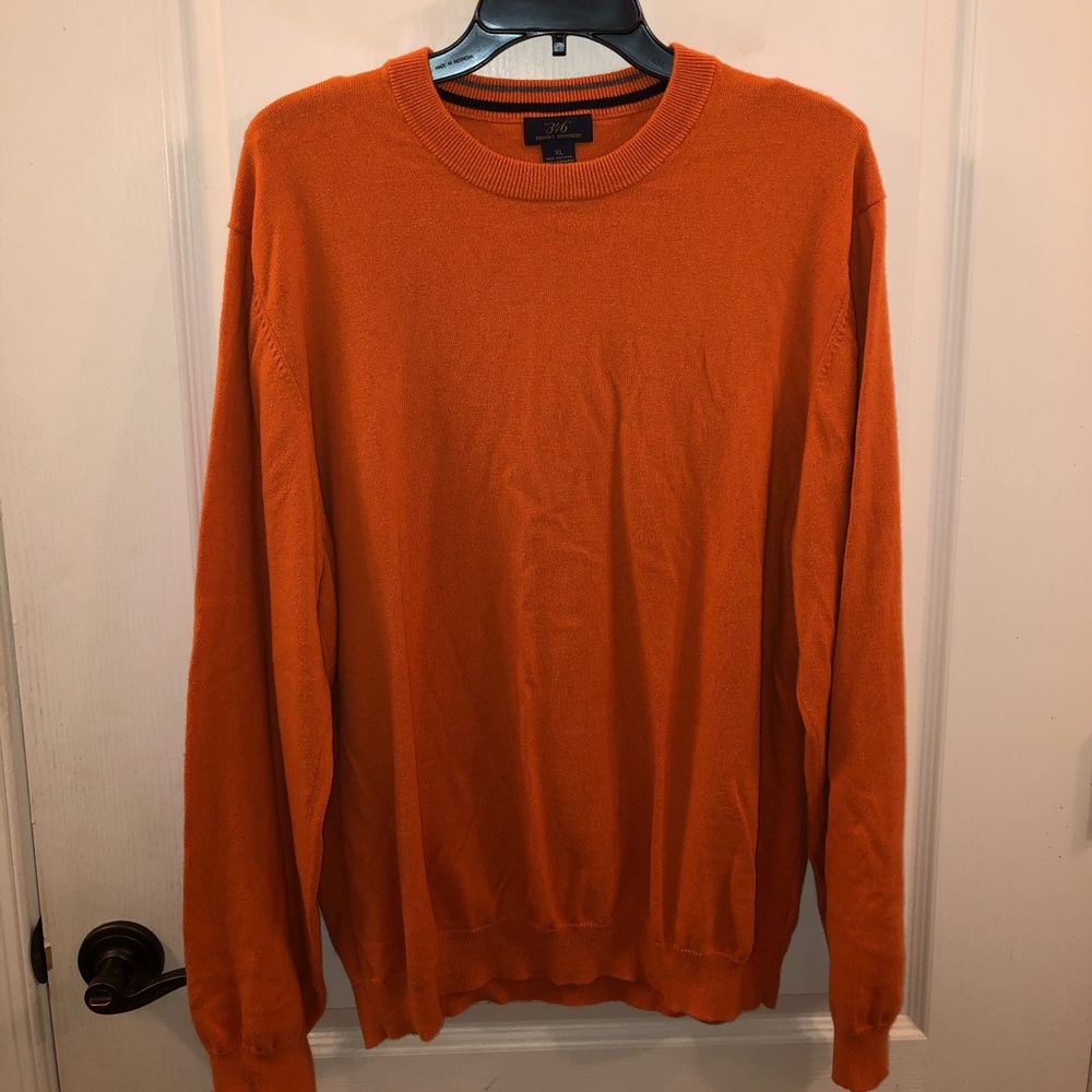 Brooks Brothers Fall Orange Sweater XL